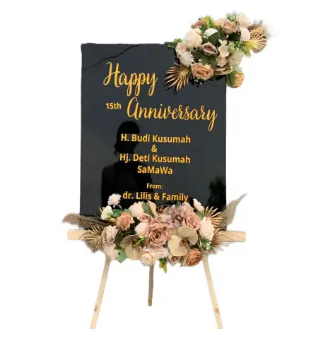 Papan Bunga Akrilik Komperta