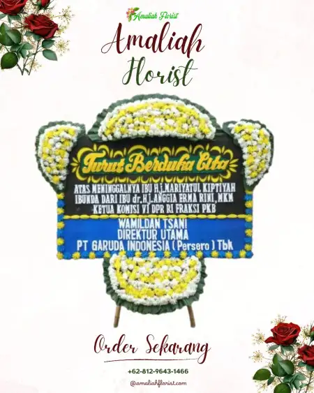 Papan Bunga Duka Komperta